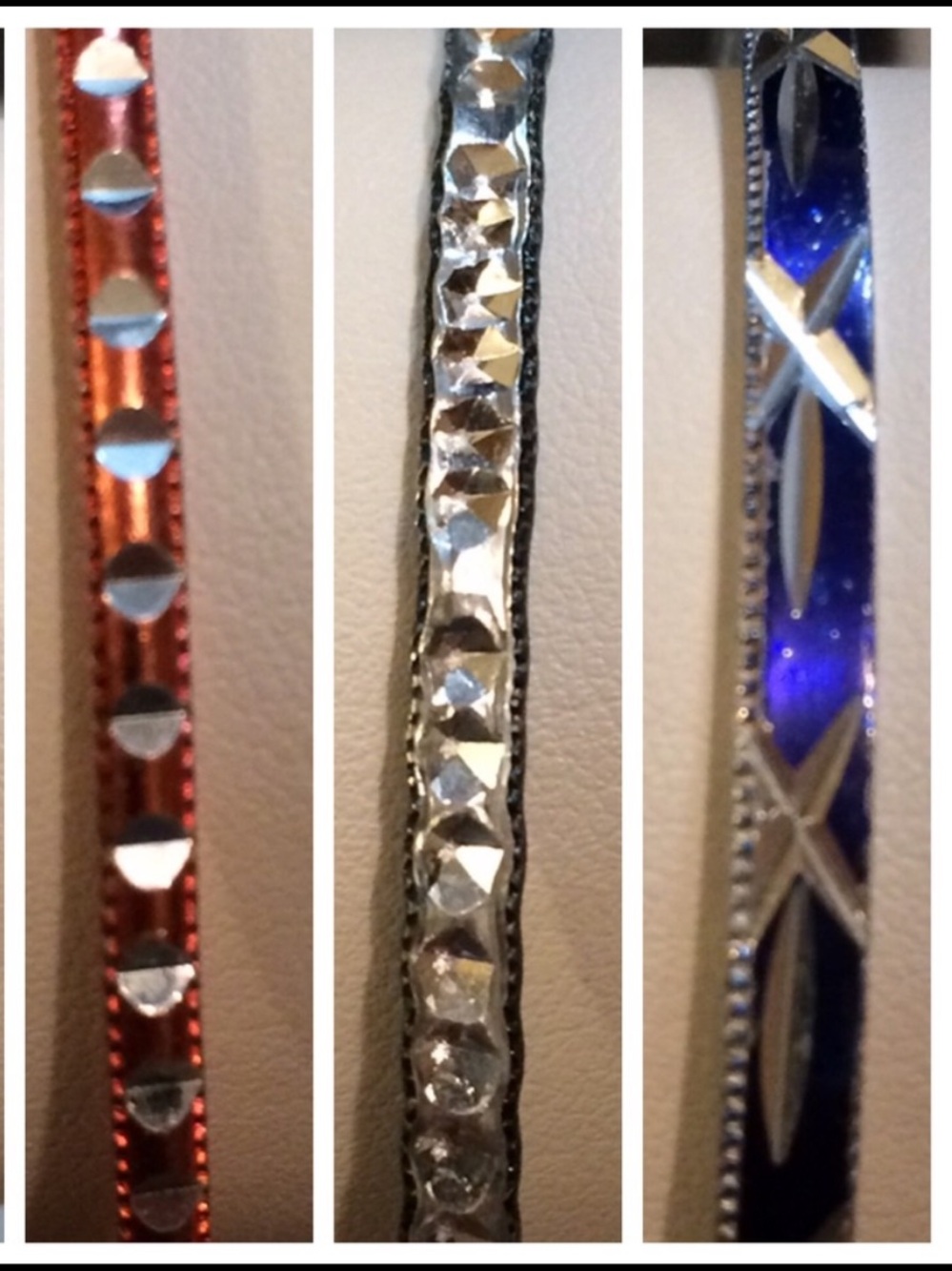 Set of 3 vintage metal bangles